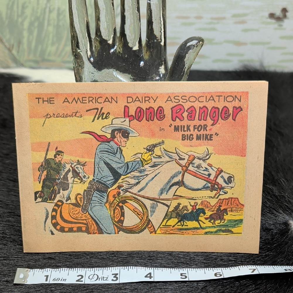 Vintage Lone Ranger Comic Book American Dairy Association 1955